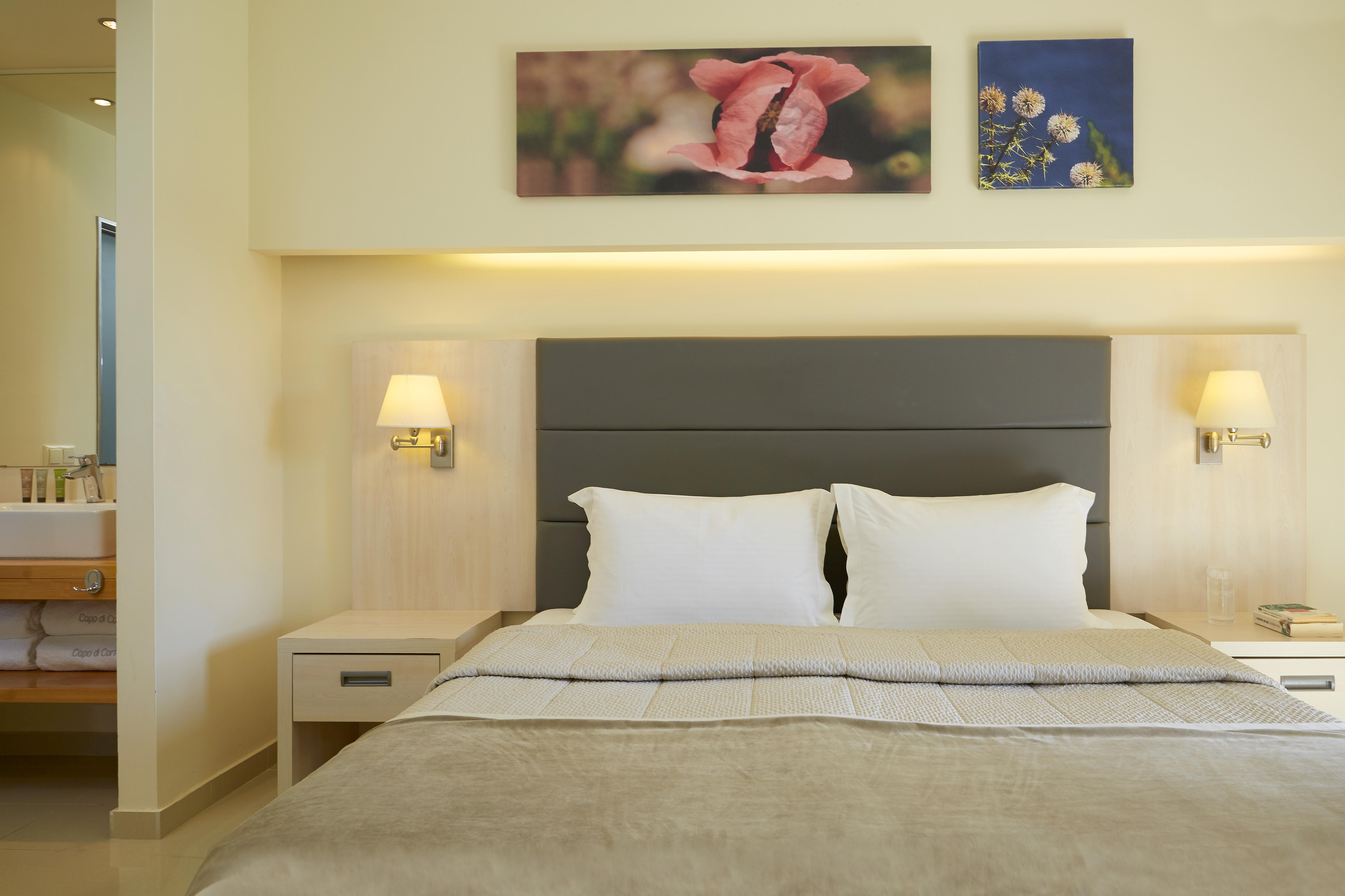 Capo Di Corfu Apart otel Kávos Dış mekan fotoğraf A bedroom at the hotel