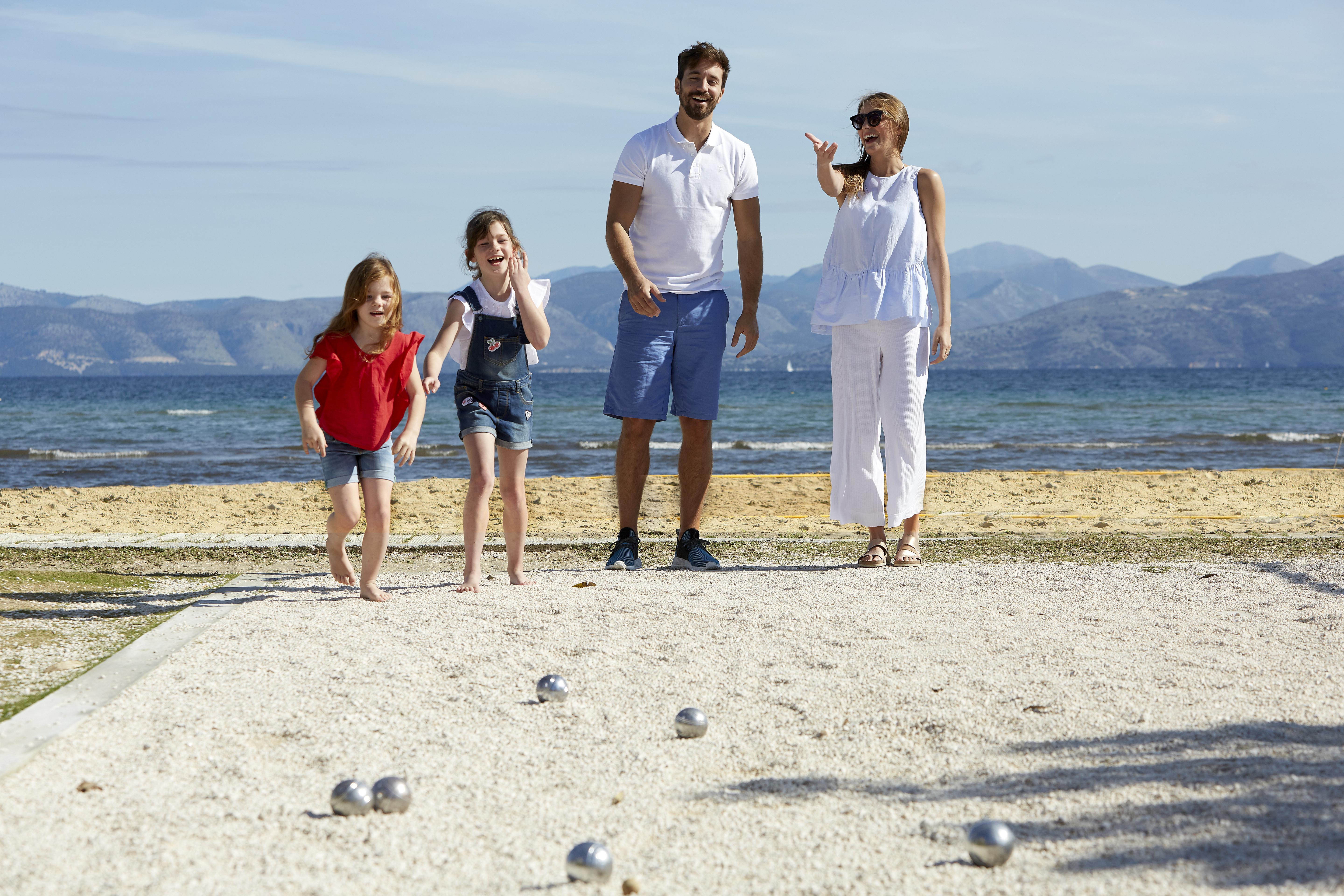 Capo Di Corfu Apart otel Kávos Dış mekan fotoğraf Boule players on a beach
